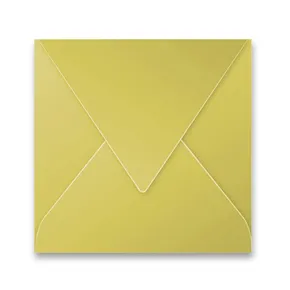 Clairefontaine Briefumschlag, 165 x 165 mm, Gold, 20 Stück